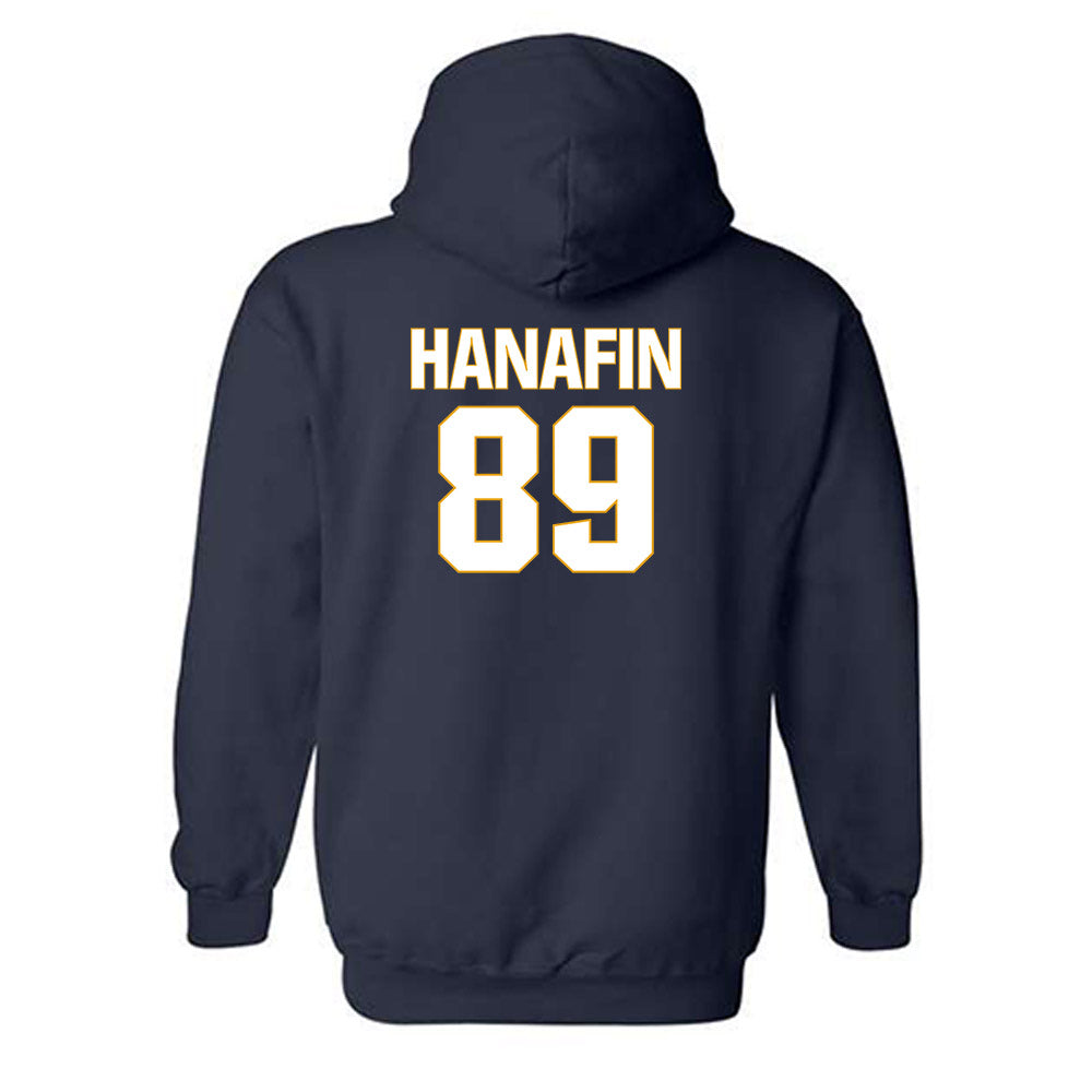 West Virginia - NCAA Football : Charlie Hanafin - Fashion Shersey Hooded Sweatshirt-1