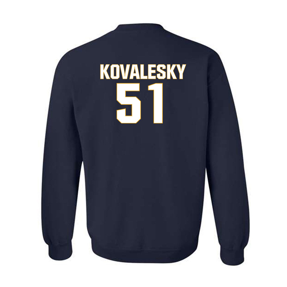 West Virginia - NCAA Football : Raymond Kovalesky - Fashion Shersey Crewneck Sweatshirt-1