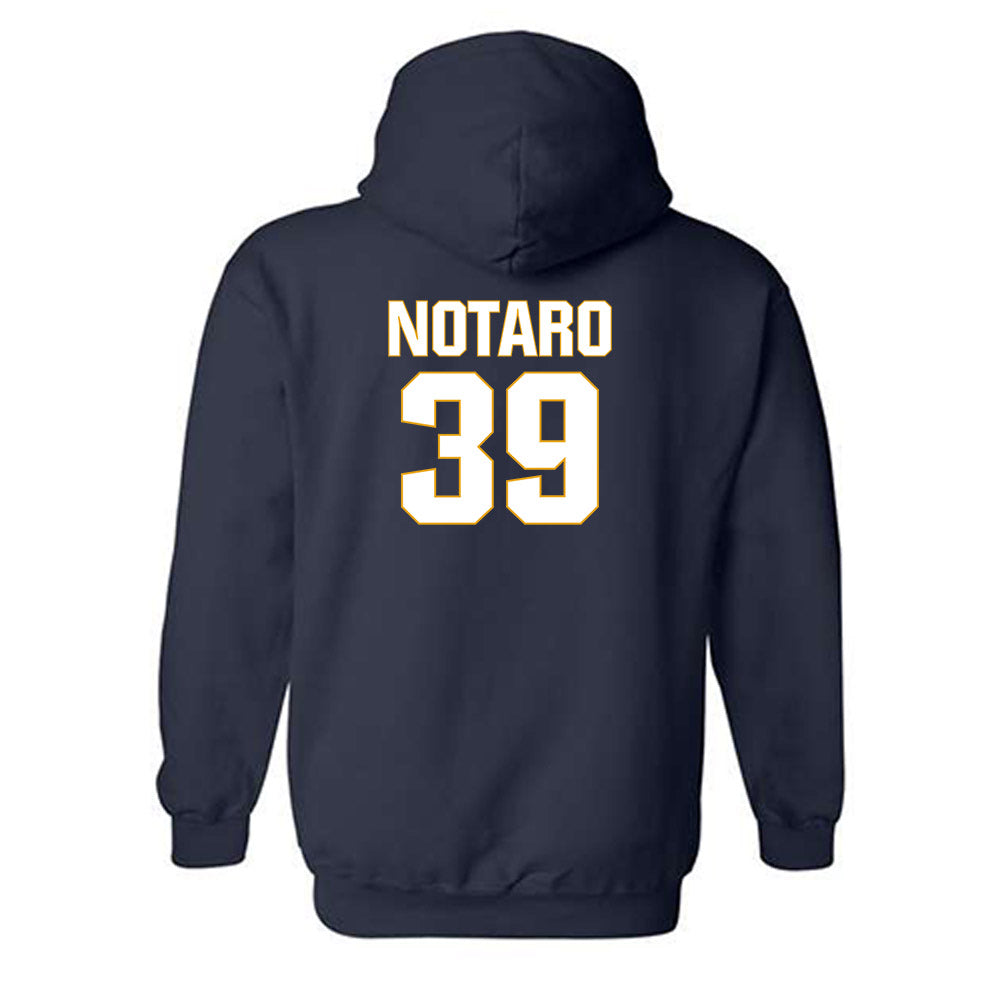 West Virginia - NCAA Football : Peter Notaro - Fashion Shersey Hooded Sweatshirt-1
