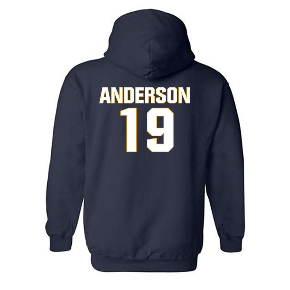 West Virginia - NCAA Football : Max Anderson - Fashion Shersey Hooded Sweatshirt-1