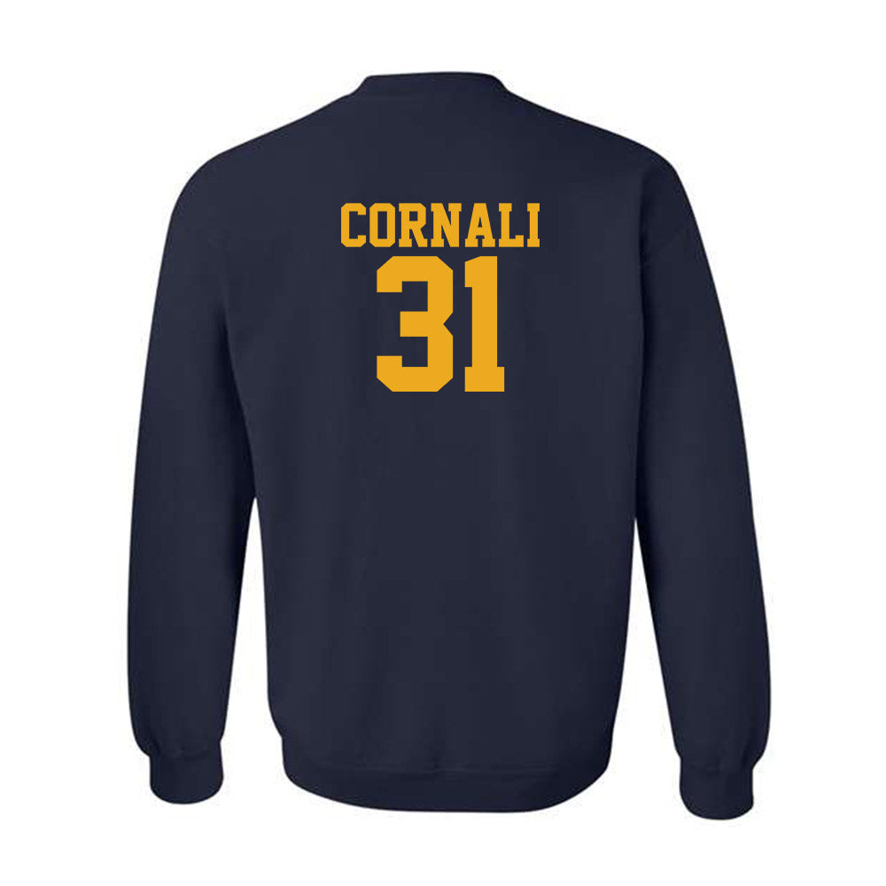 West Virginia - NCAA Football : Shane Cornali - Fashion Shersey Crewneck Sweatshirt-1