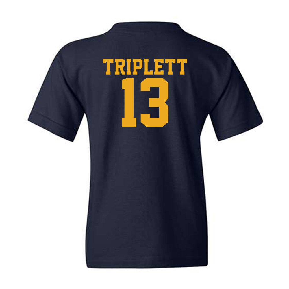 West Virginia - NCAA Football : Kedrick Triplett - Fashion Shersey Youth T-Shirt-1