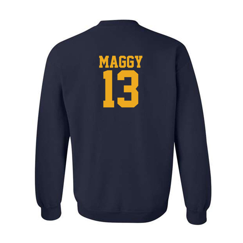 West Virginia - NCAA Baseball : Ryan Maggy - Fashion Shersey Crewneck Sweatshirt-1