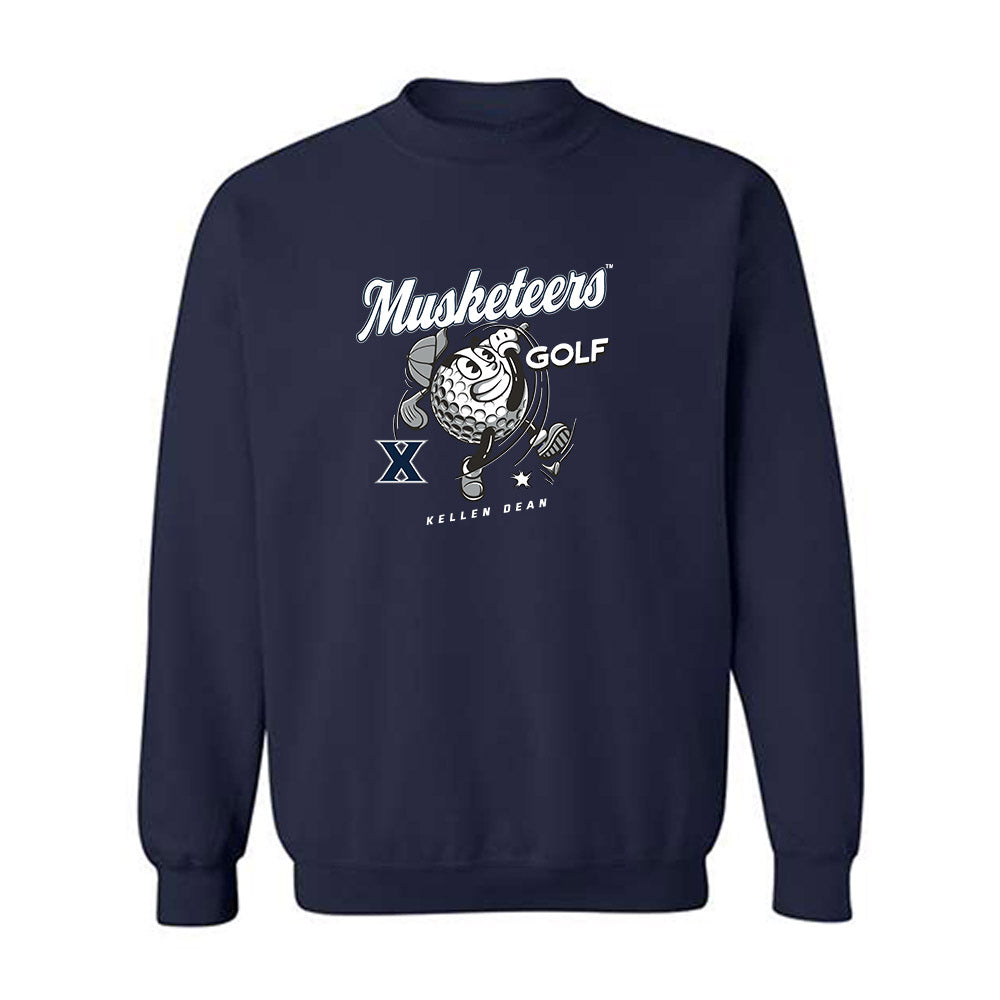Xavier - NCAA Men's Golf : Kellen Dean - Fashion Shersey Crewneck Sweatshirt-0