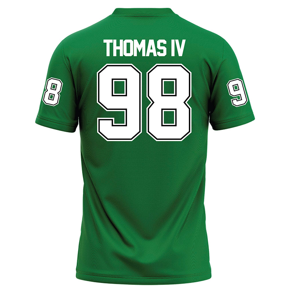 North Texas - NCAA Football : Curlee Thomas IV - Green Football Jersey-1