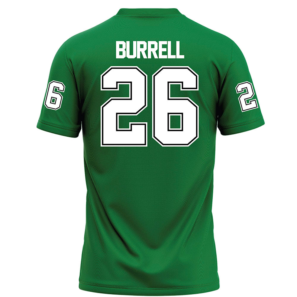 North Texas - NCAA Football : S'Maje Burrell - Green Football Jersey-1