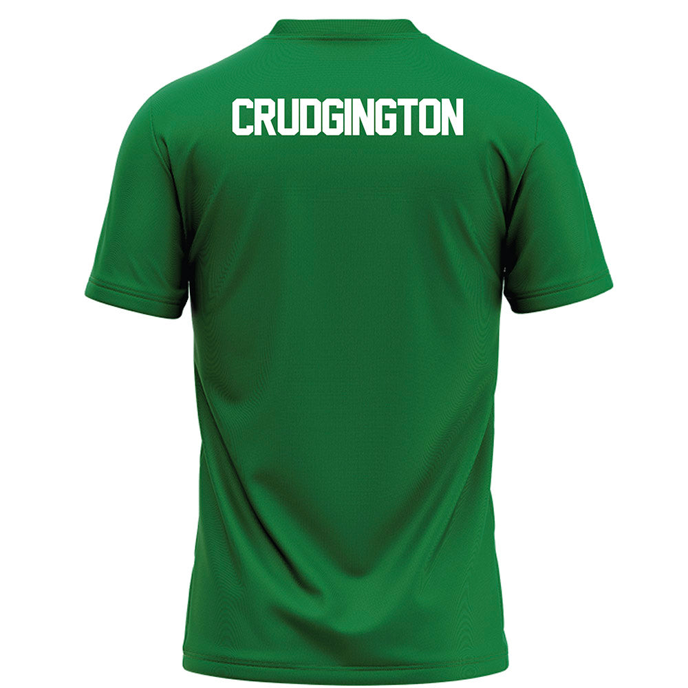 North Texas - NCAA Football : Luke Crudgington - Green Football Jersey-1