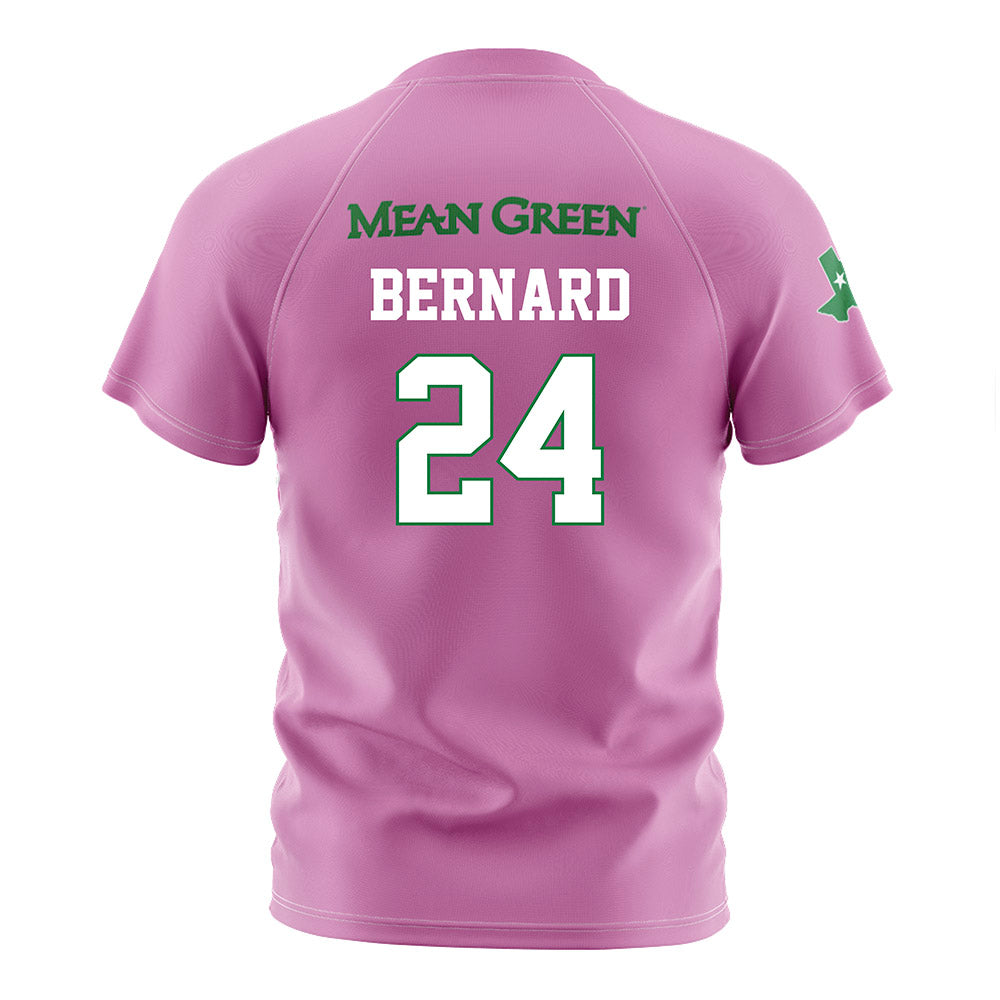 North Texas - NCAA Women's Soccer : Mia Bernard - Pink Soccer Jersey-1