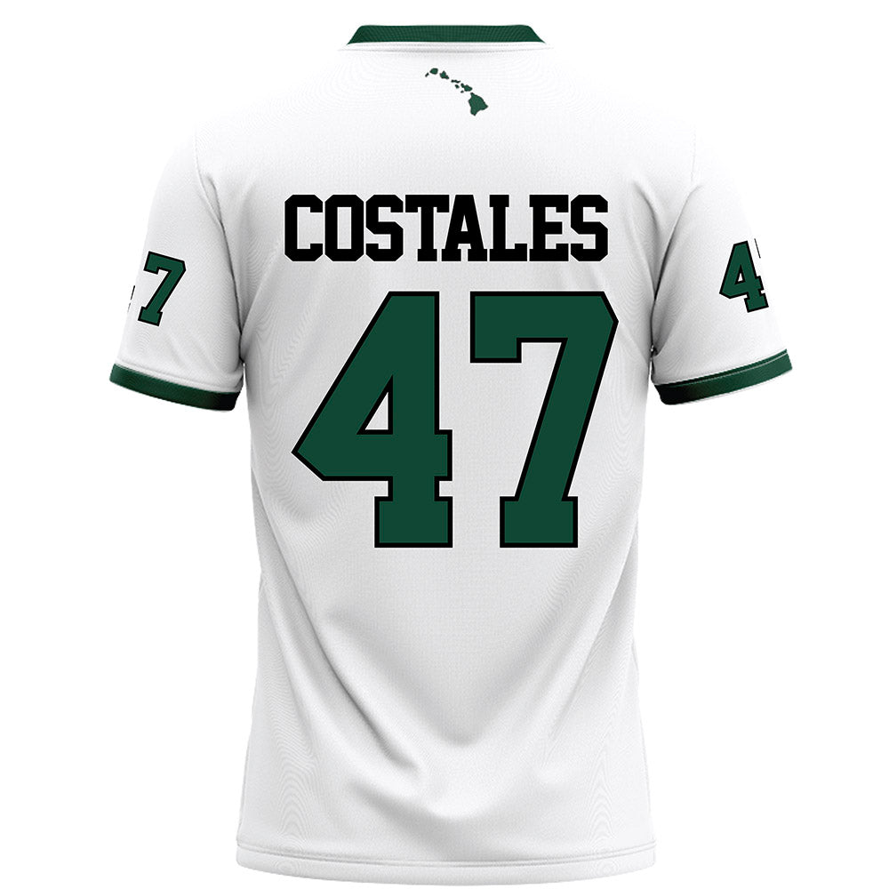 Hawaii - NCAA Football : Kingston Costales - Football Jersey-1