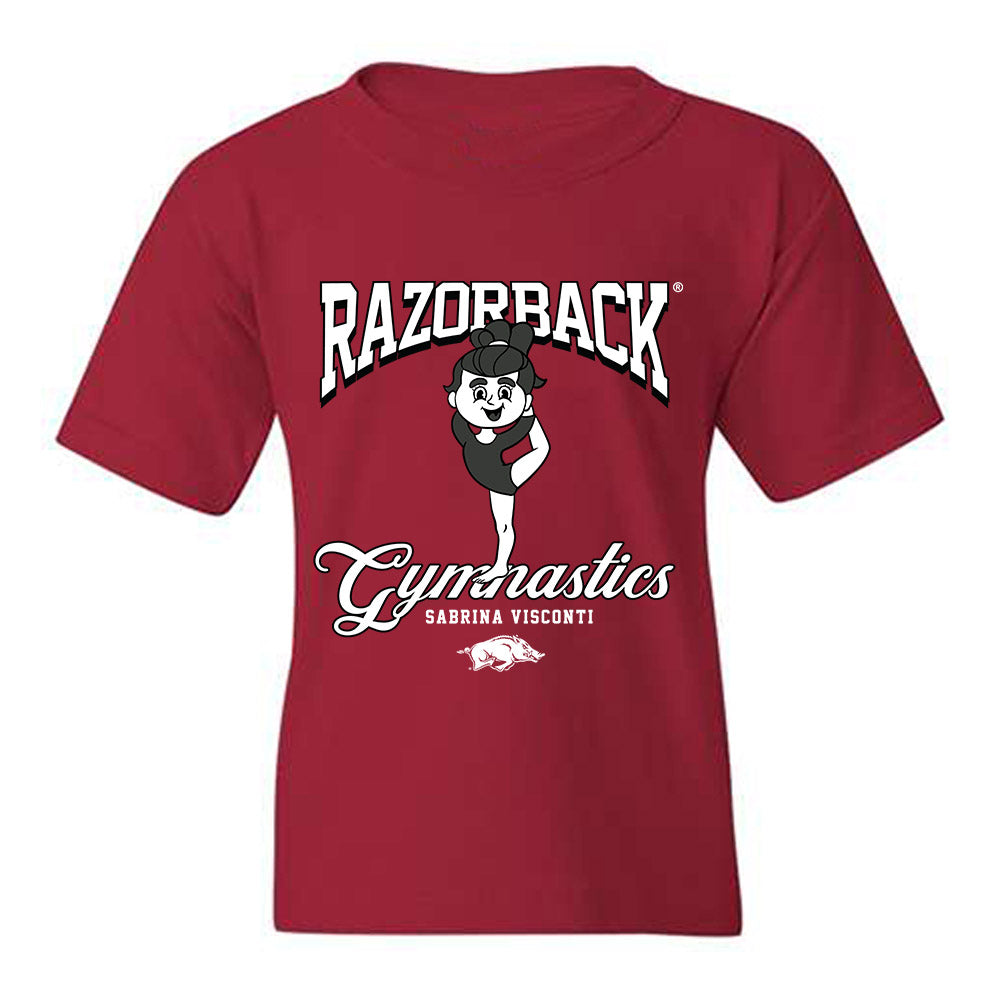Arkansas - NCAA Women's Gymnastics : Sabrina Visconti - Fashion Shersey Youth T-Shirt-0