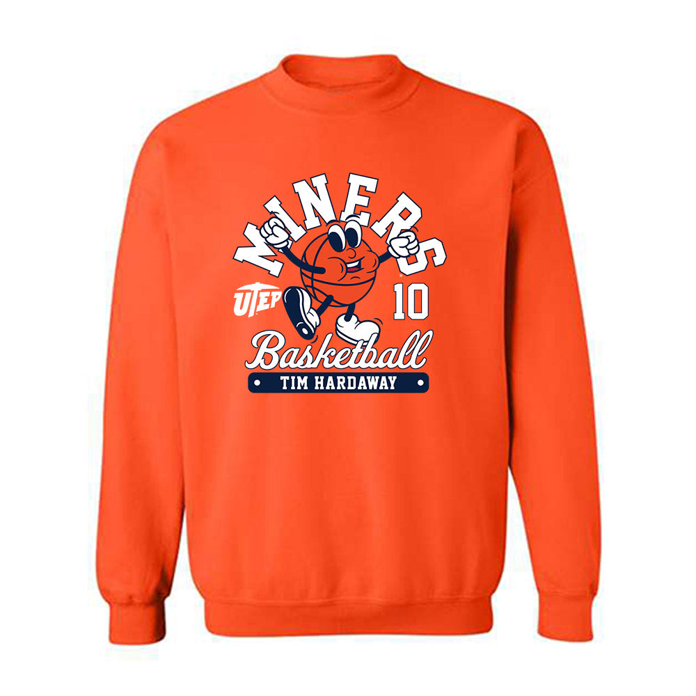 UTEP - Men's Basketball Legends : Tim Hardaway - Fashion Shersey Crewneck Sweatshirt-0