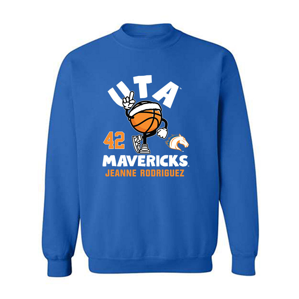 Texas Arlington - NCAA Women's Basketball : Jeanne Rodriguez - Fashion Shersey Crewneck Sweatshirt-0