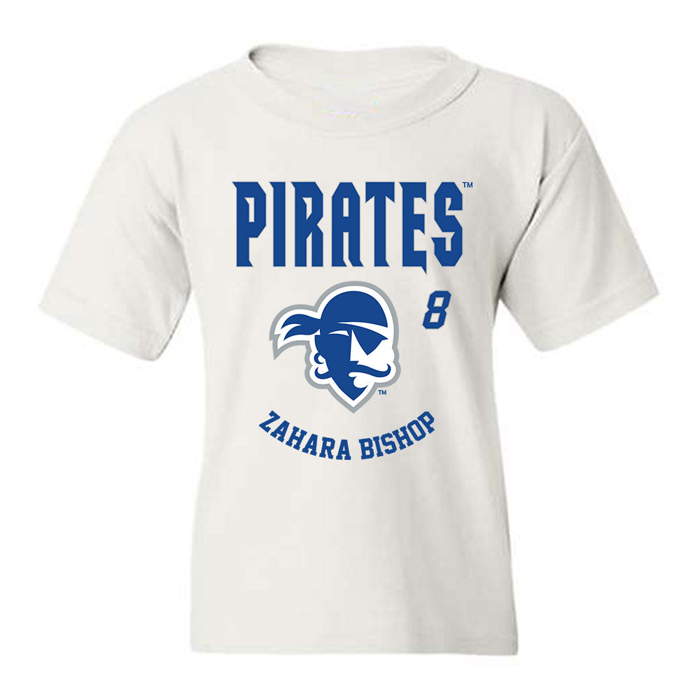 Seton Hall - NCAA Women's Basketball : Zahara Bishop - Fashion Shersey Youth T-Shirt-0