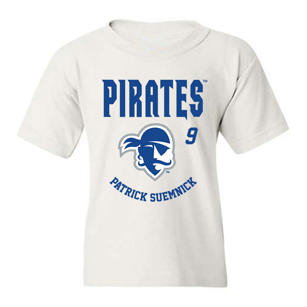 Seton Hall - NCAA Men's Basketball : Patrick Suemnick - Fashion Shersey Youth T-Shirt-0