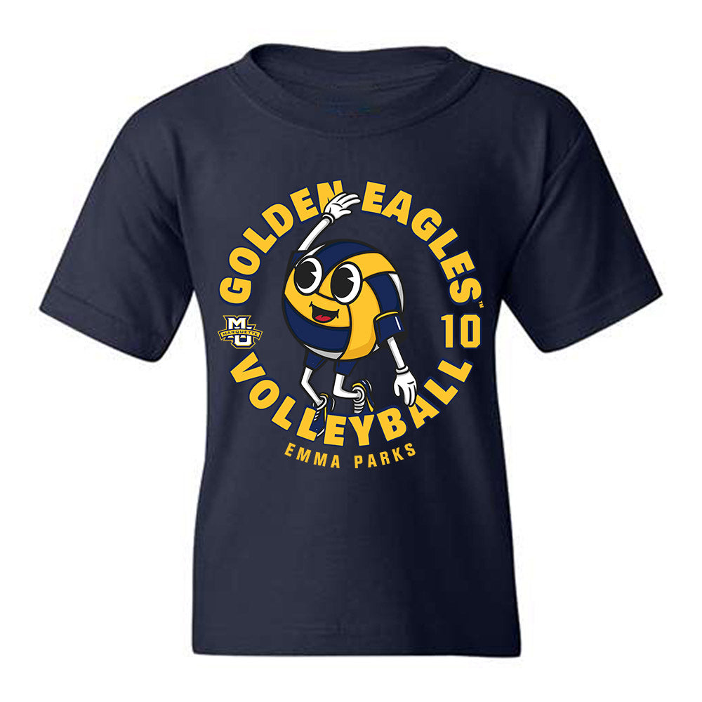 Marquette - NCAA Women's Volleyball : Emma Parks - Fashion Shersey Youth T-Shirt-0