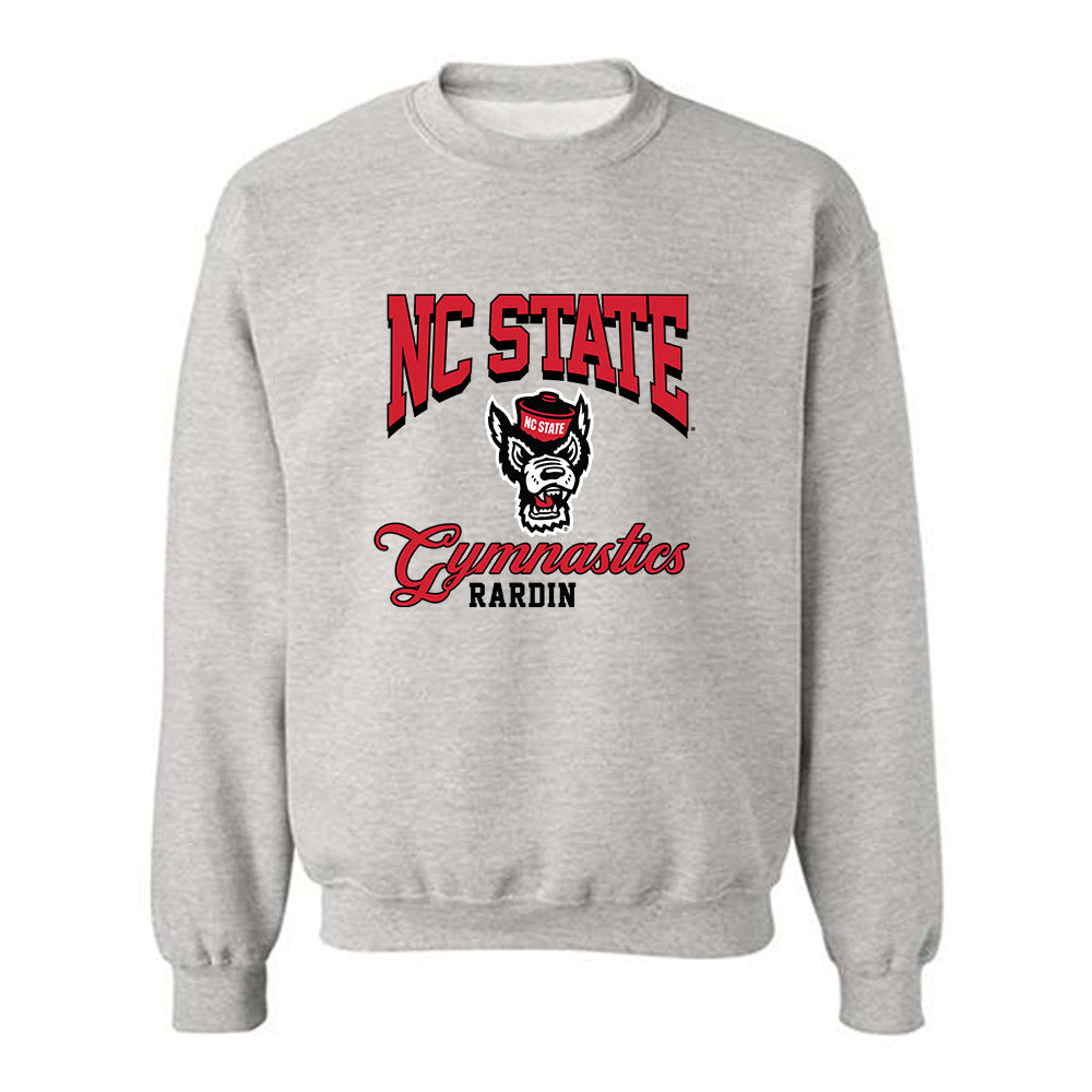 NC State - NCAA Women's Gymnastics : Autumn Rardin - Fashion Shersey Crewneck Sweatshirt-0