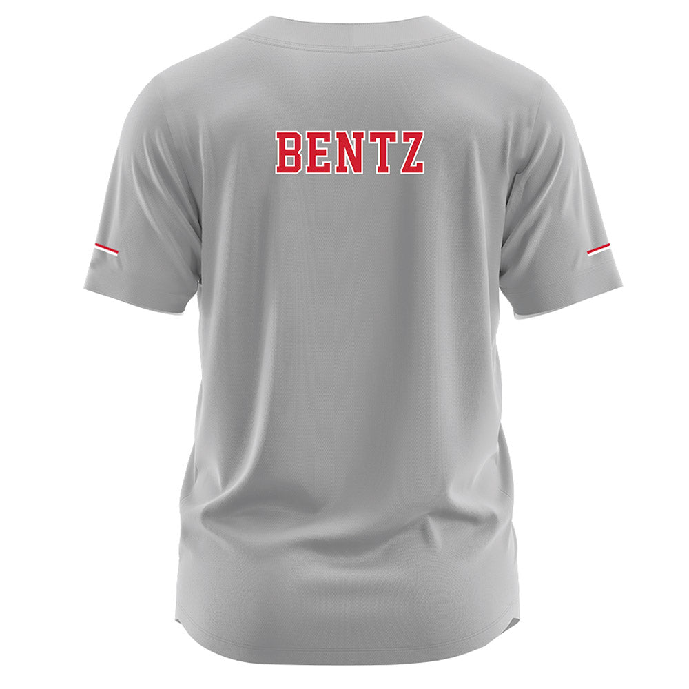 Nebraska - NCAA Softball : Cali Bentz - Grey Jersey-1