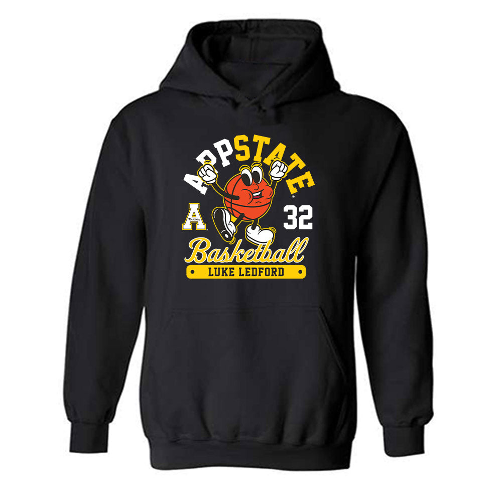 App State - NCAA Men's Basketball : Luke Ledford - Fashion Shersey Hooded Sweatshirt-0