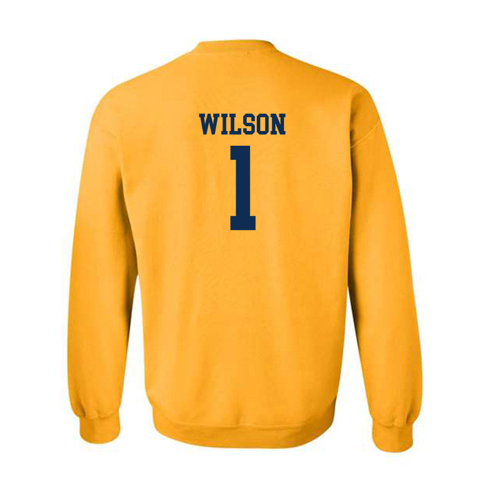West Virginia - NCAA Women's Basketball : Nylah Wilson - Fashion Shersey Crewneck Sweatshirt-1