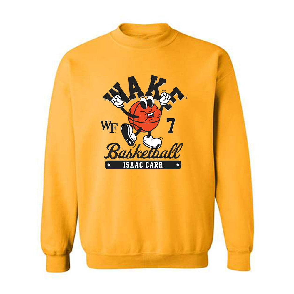 Wake Forest - NCAA Men's Basketball : Isaac Carr - Fashion Shersey Crewneck Sweatshirt-0