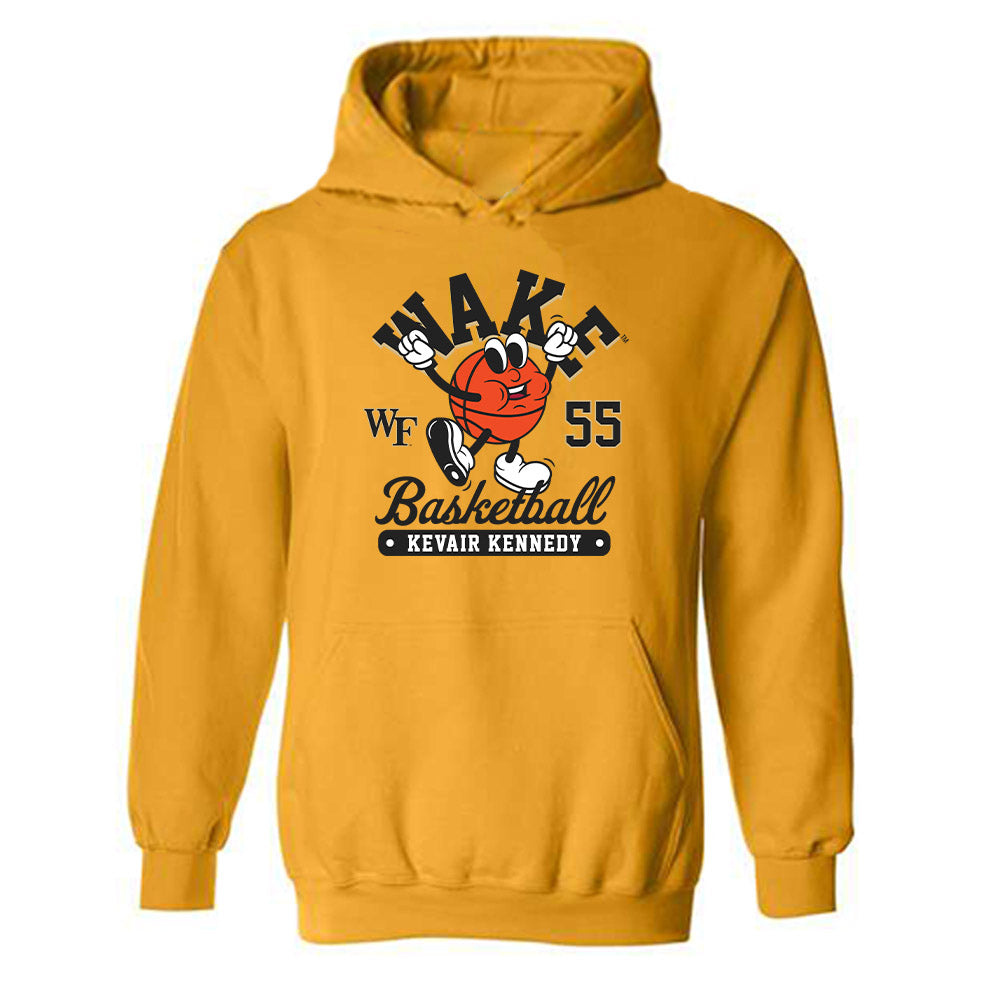 Wake Forest - NCAA Men's Basketball : Kevair Kennedy - Fashion Shersey Hooded Sweatshirt-0