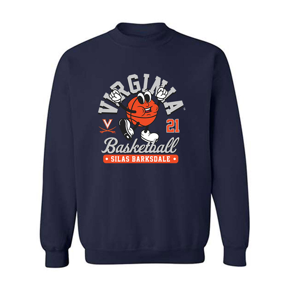 Virginia - NCAA Men's Basketball : Silas Barksdale - Fashion Shersey Crewneck Sweatshirt-0