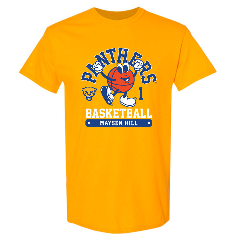 Pittsburgh - NCAA Women's Basketball : Maysen Hill - Fashion Shersey T-Shirt-0