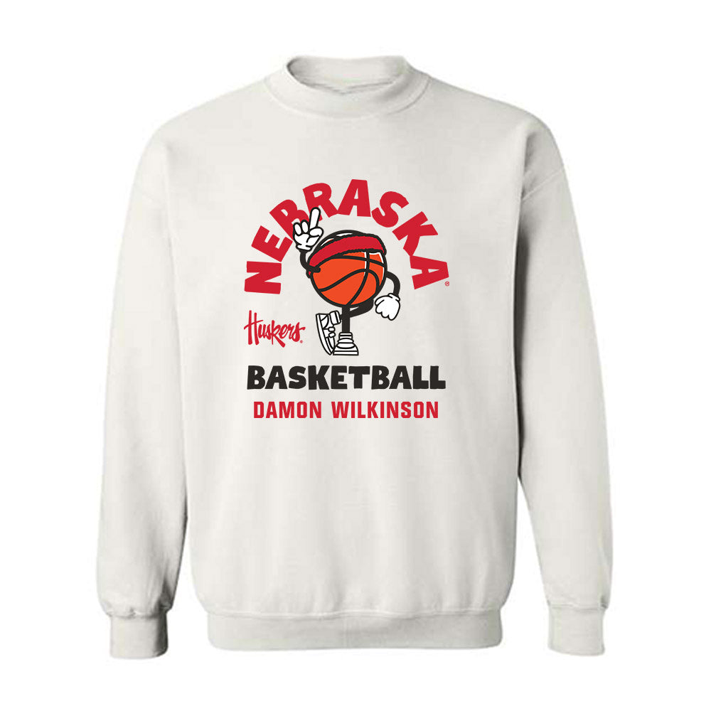 Nebraska - NCAA Men's Basketball : Damon Wilkinson - Fashion Shersey Crewneck Sweatshirt-0