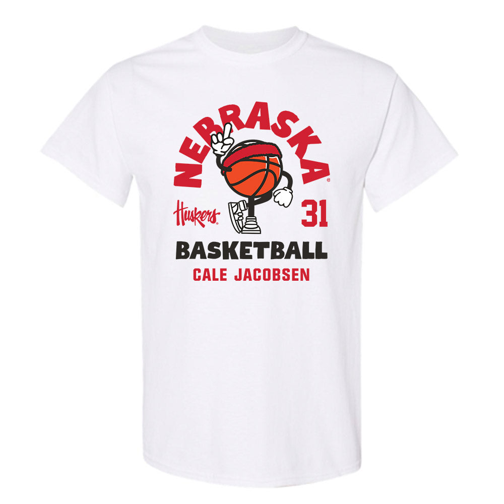 Nebraska - NCAA Men's Basketball : Cale Jacobsen - Fashion Shersey T-Shirt-0