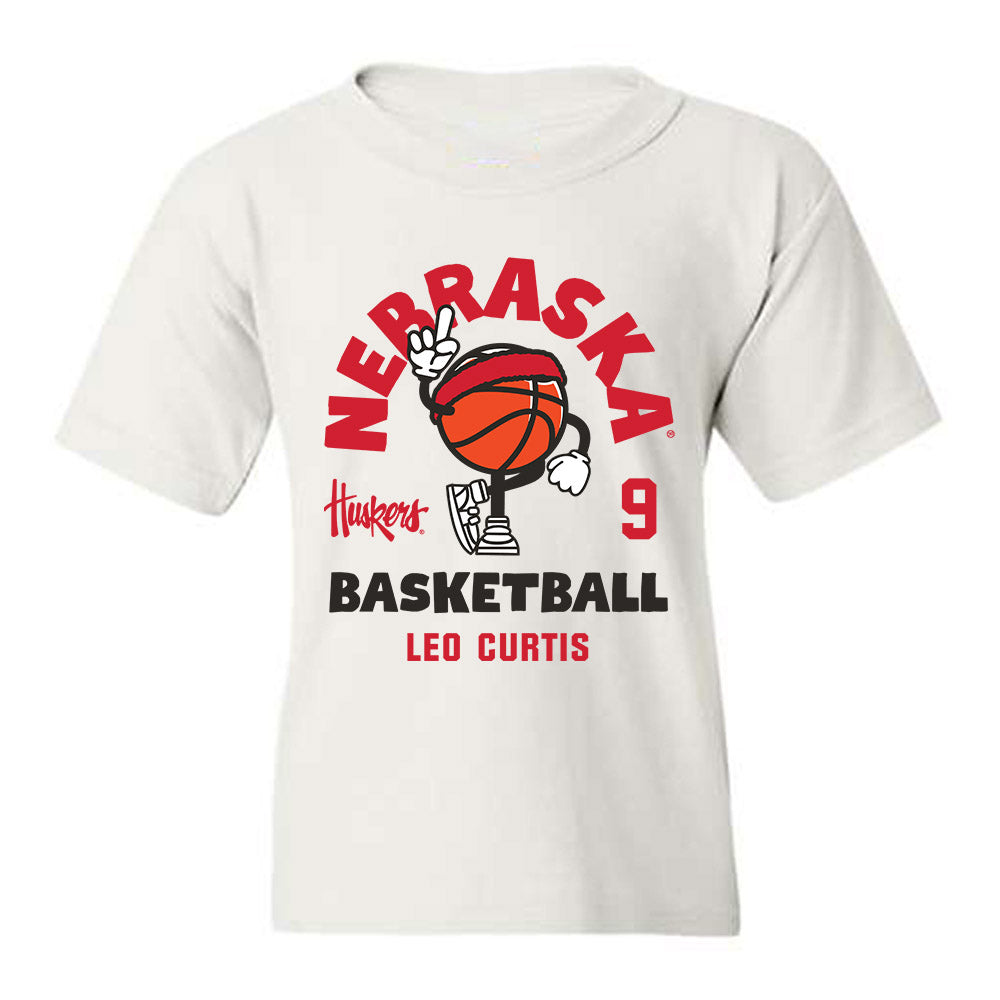 Nebraska - NCAA Men's Basketball : Leo Curtis - Fashion Shersey Youth T-Shirt-0