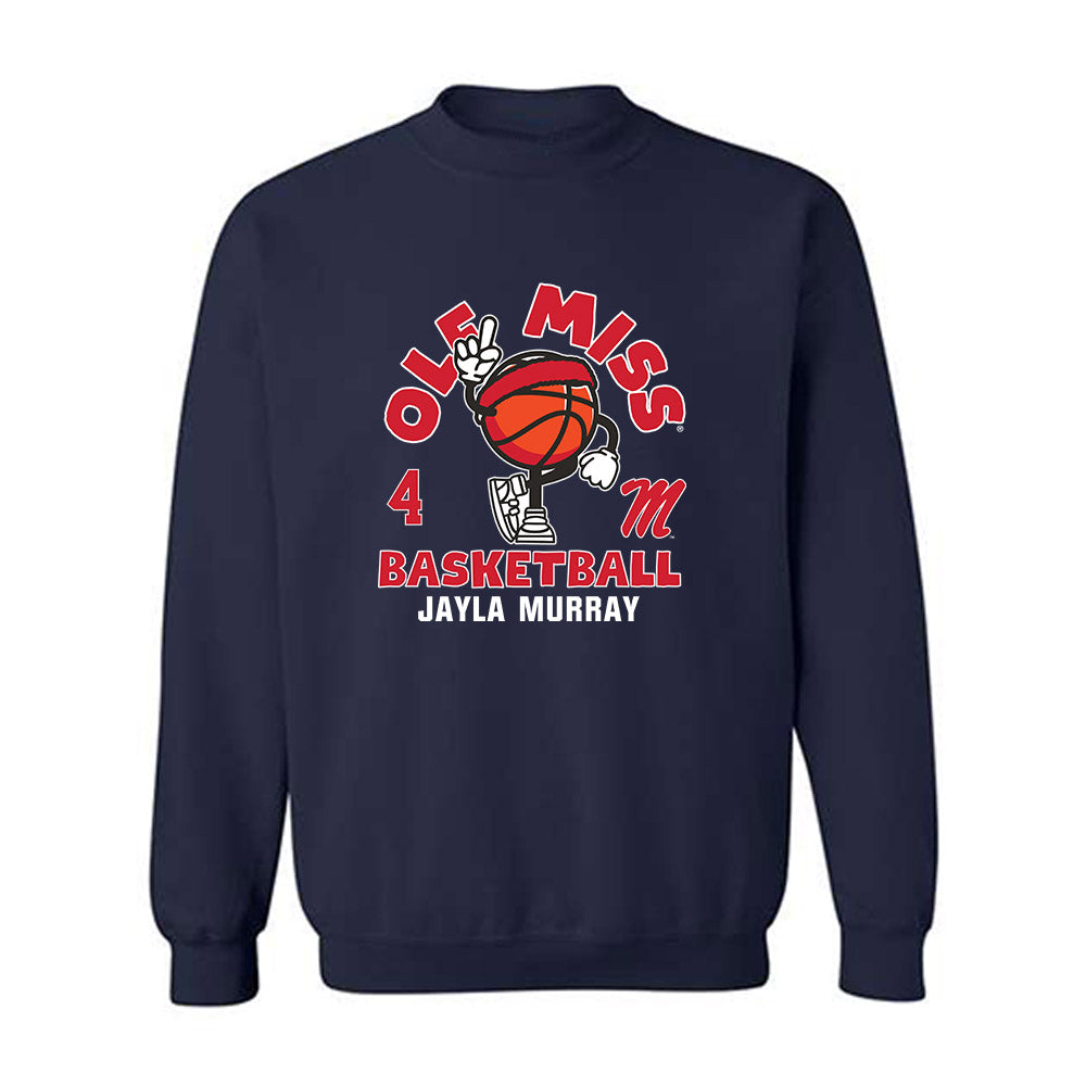 Ole Miss - NCAA Women's Basketball : Jayla Murray - Fashion Shersey Crewneck Sweatshirt-0