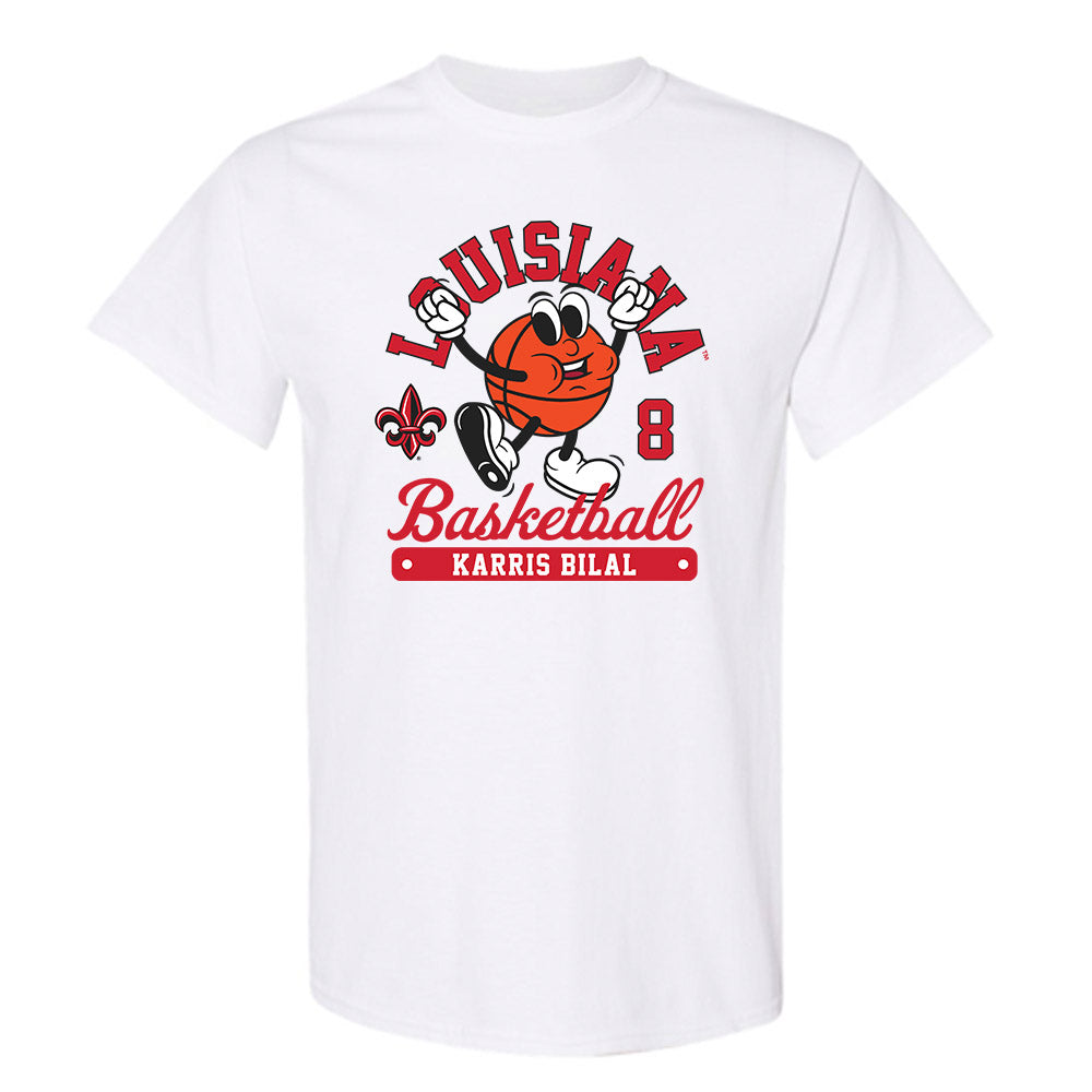 Louisiana - NCAA Men's Basketball : Karris Bilal - Fashion Shersey T-Shirt-0