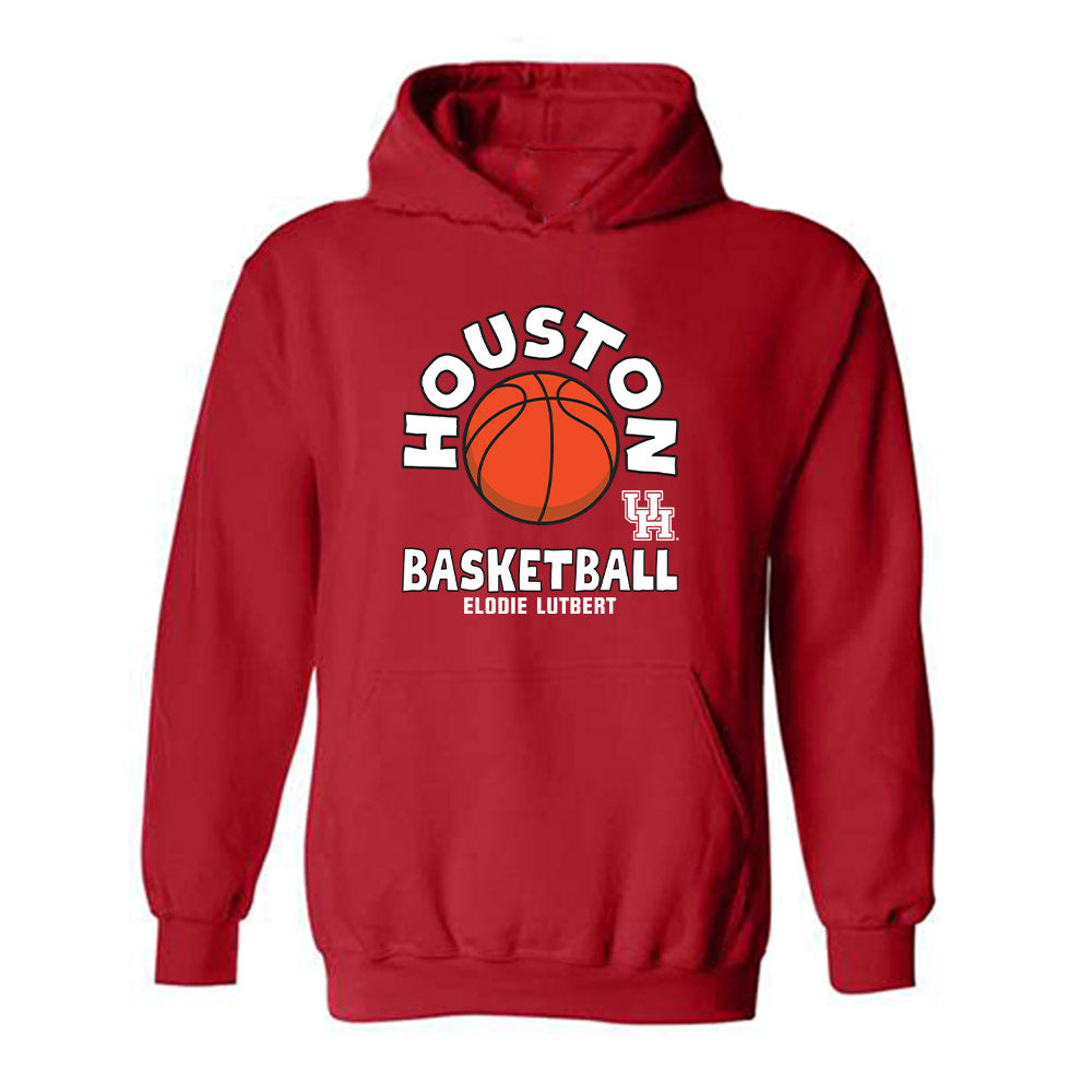 Houston - NCAA Women's Basketball : Elodie Lutbert - Fashion Shersey Hooded Sweatshirt-0