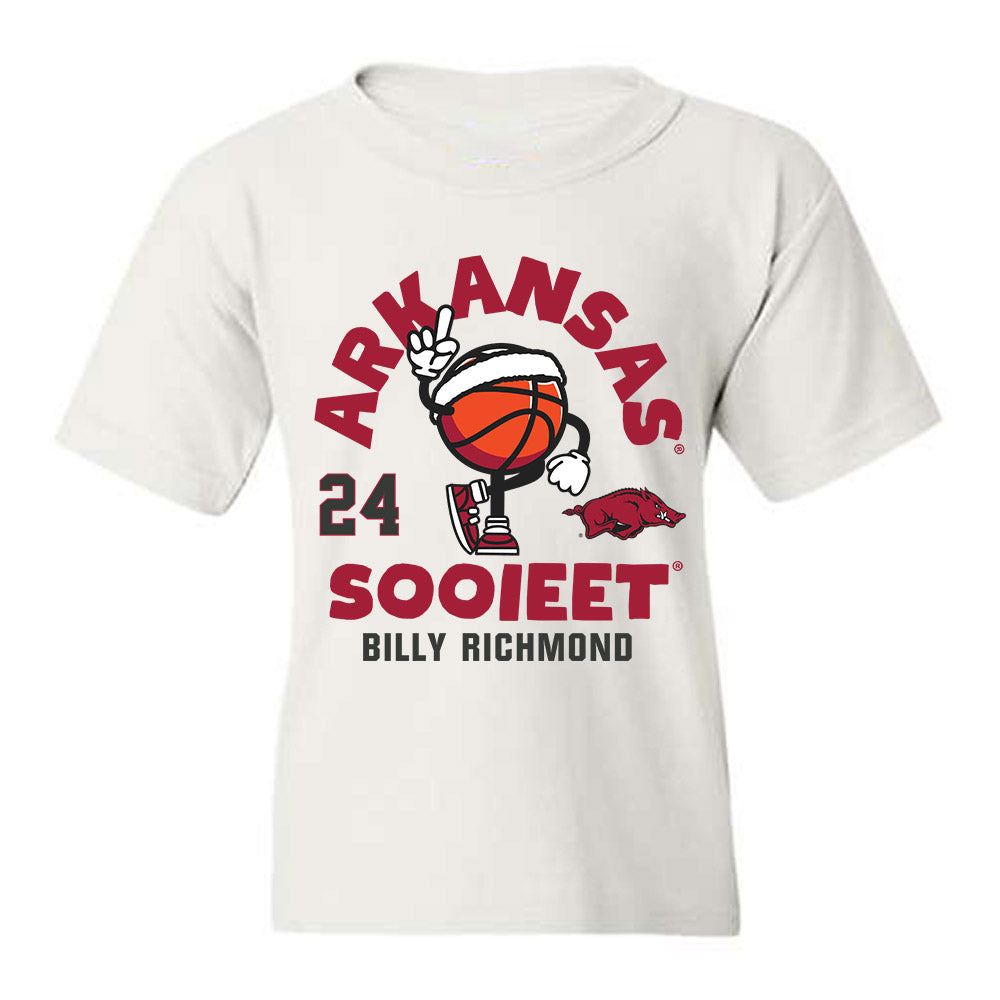 Arkansas - NCAA Men's Basketball : Billy Richmond - Fashion Shersey Youth T-Shirt-0