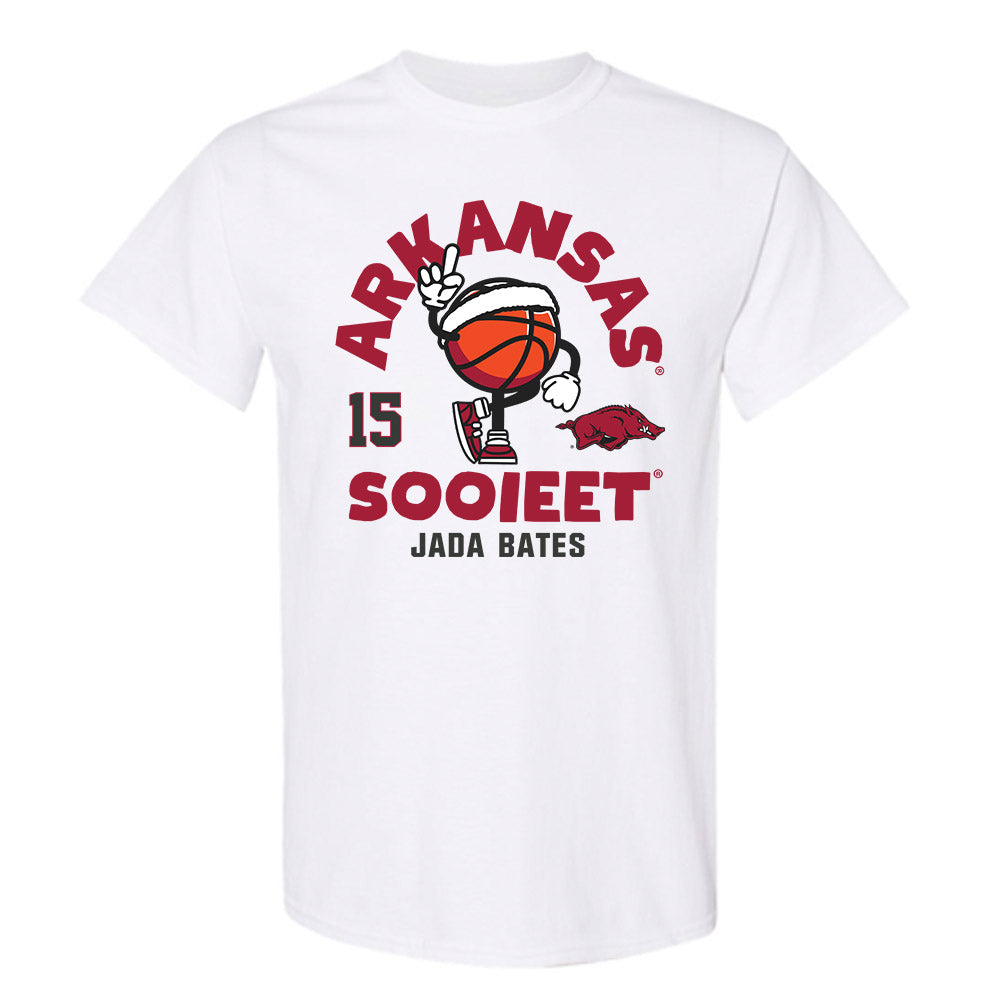 Arkansas - NCAA Women's Basketball : Jada Bates - Fashion Shersey T-Shirt