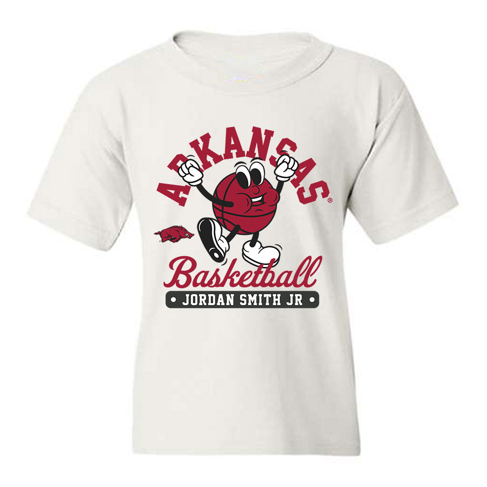 Arkansas - NCAA Men's Basketball : Jordan Smith Jr - Fashion Shersey Youth T-Shirt-0