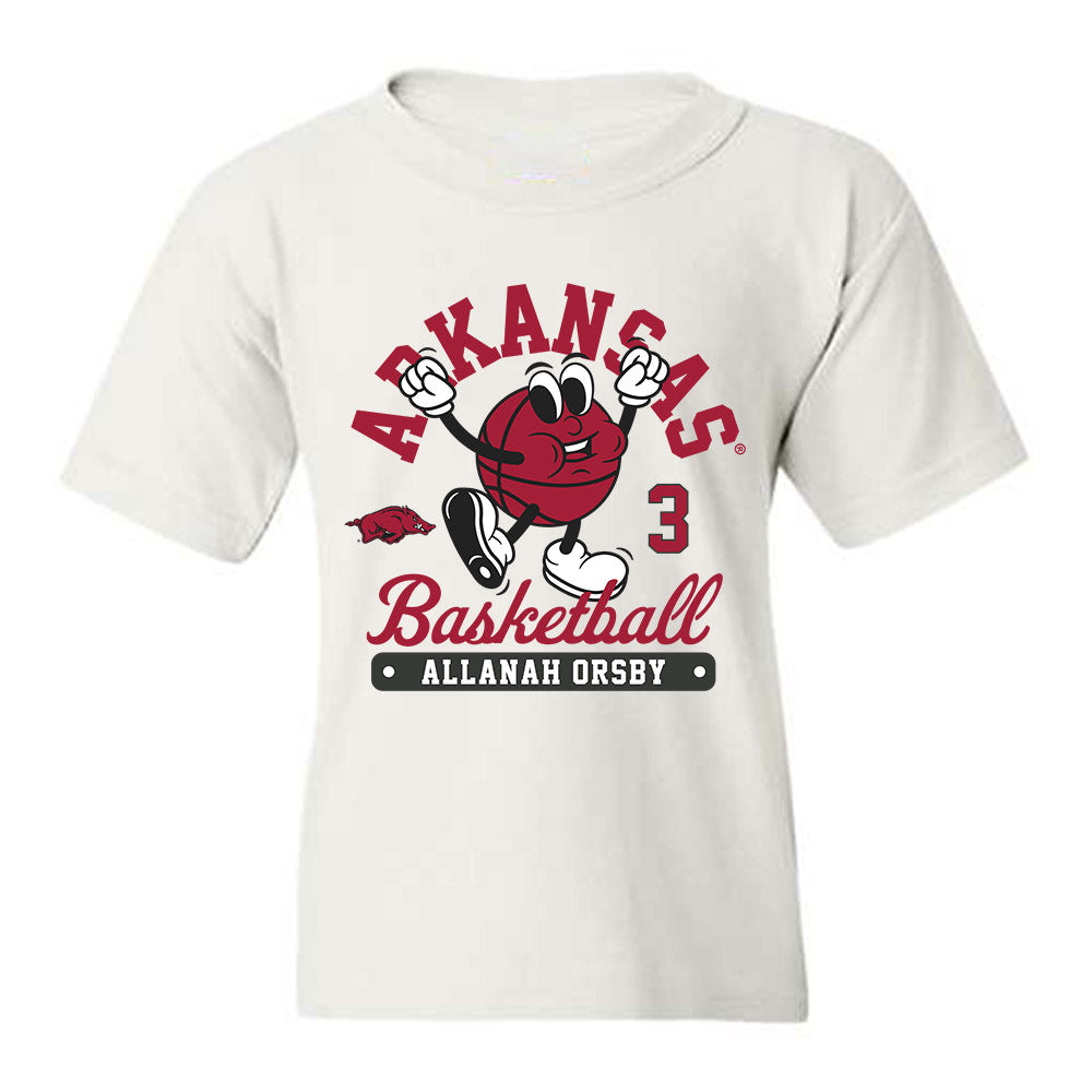 Arkansas - NCAA Women's Basketball : Allanah Orsby - Fashion Shersey Youth T-Shirt-0