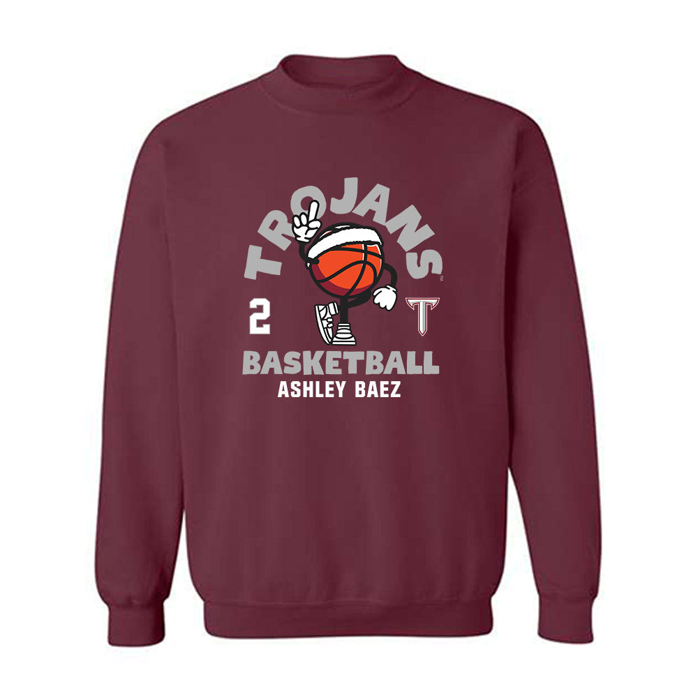 Troy - NCAA Women's Basketball : Ashley Baez - Fashion Shersey Crewneck Sweatshirt-0