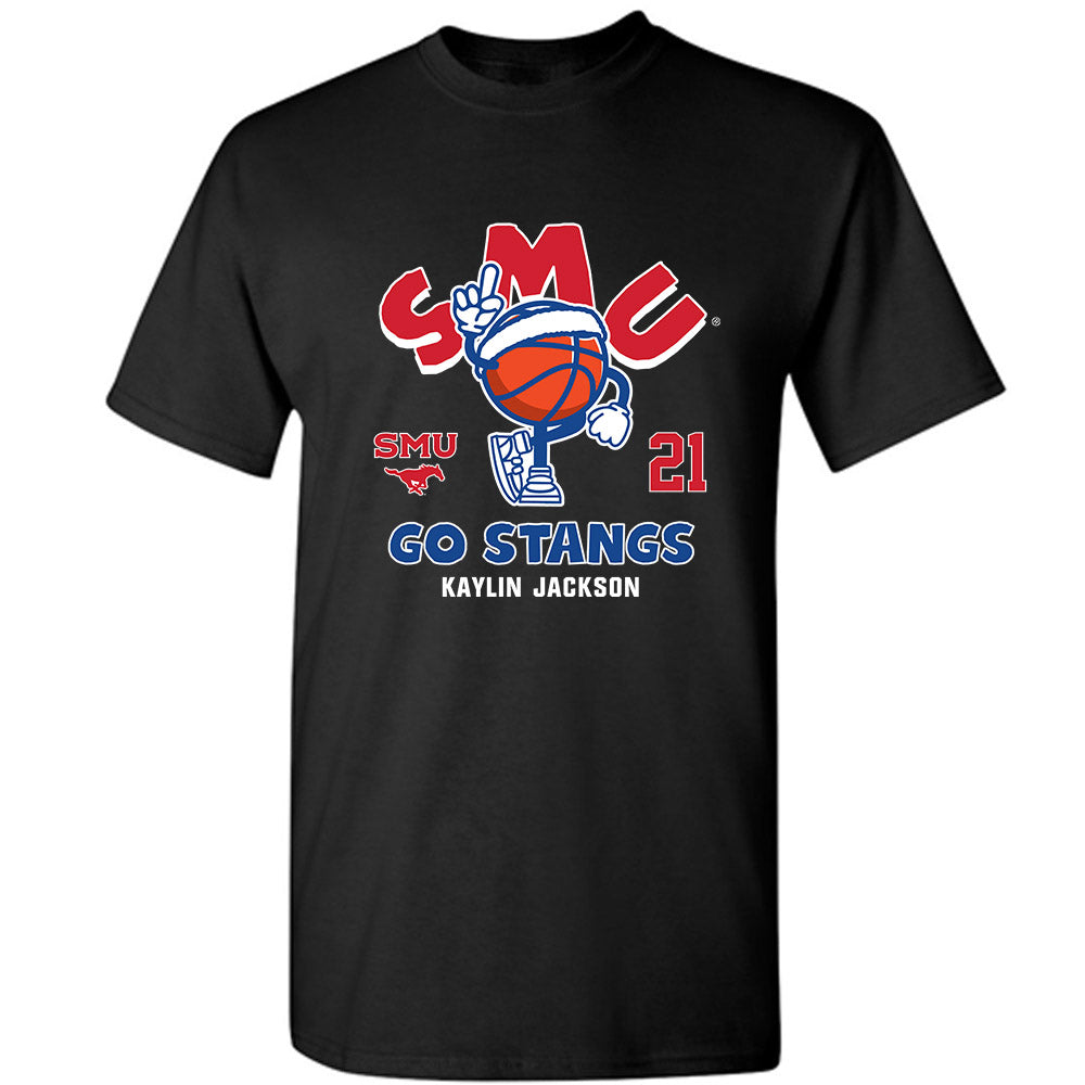SMU - NCAA Women's Basketball : Kaylin Jackson - Fashion Shersey T-Shirt-0