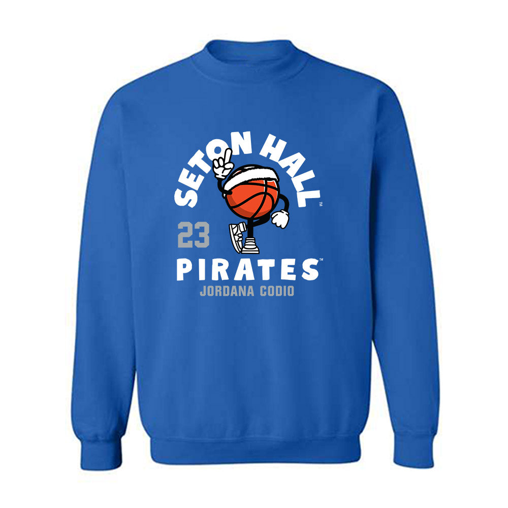 Seton Hall - NCAA Women's Basketball : Jordana Codio - Fashion Shersey Crewneck Sweatshirt-0