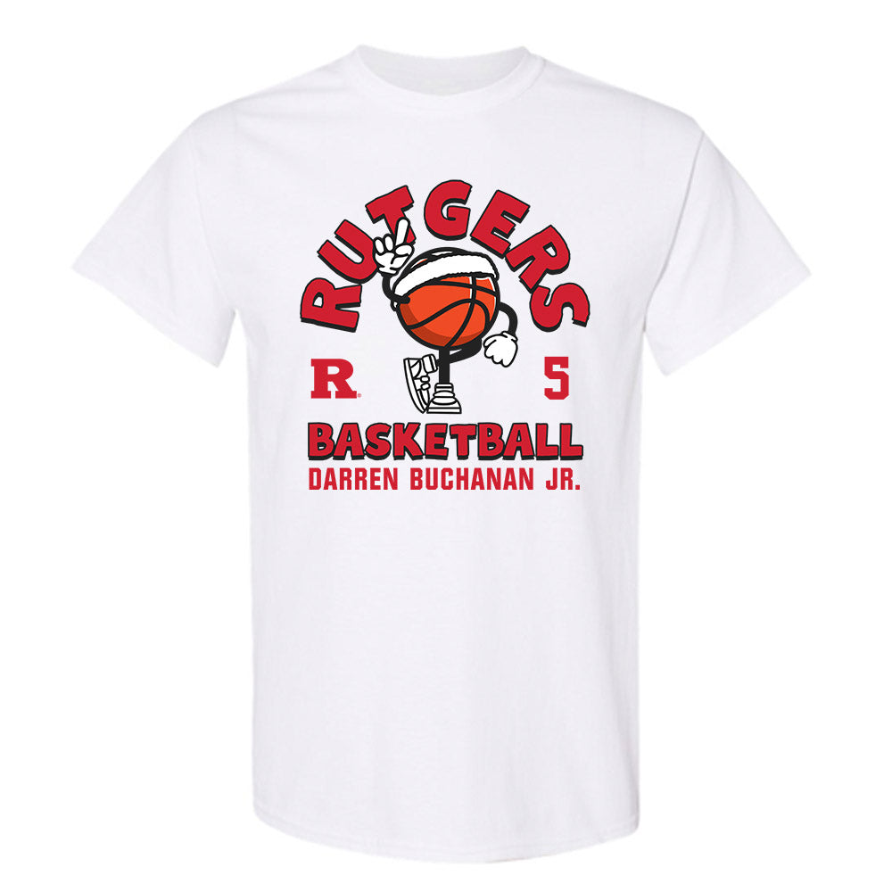 Rutgers - NCAA Men's Basketball : Darren Buchanan Jr. - T-Shirt-0