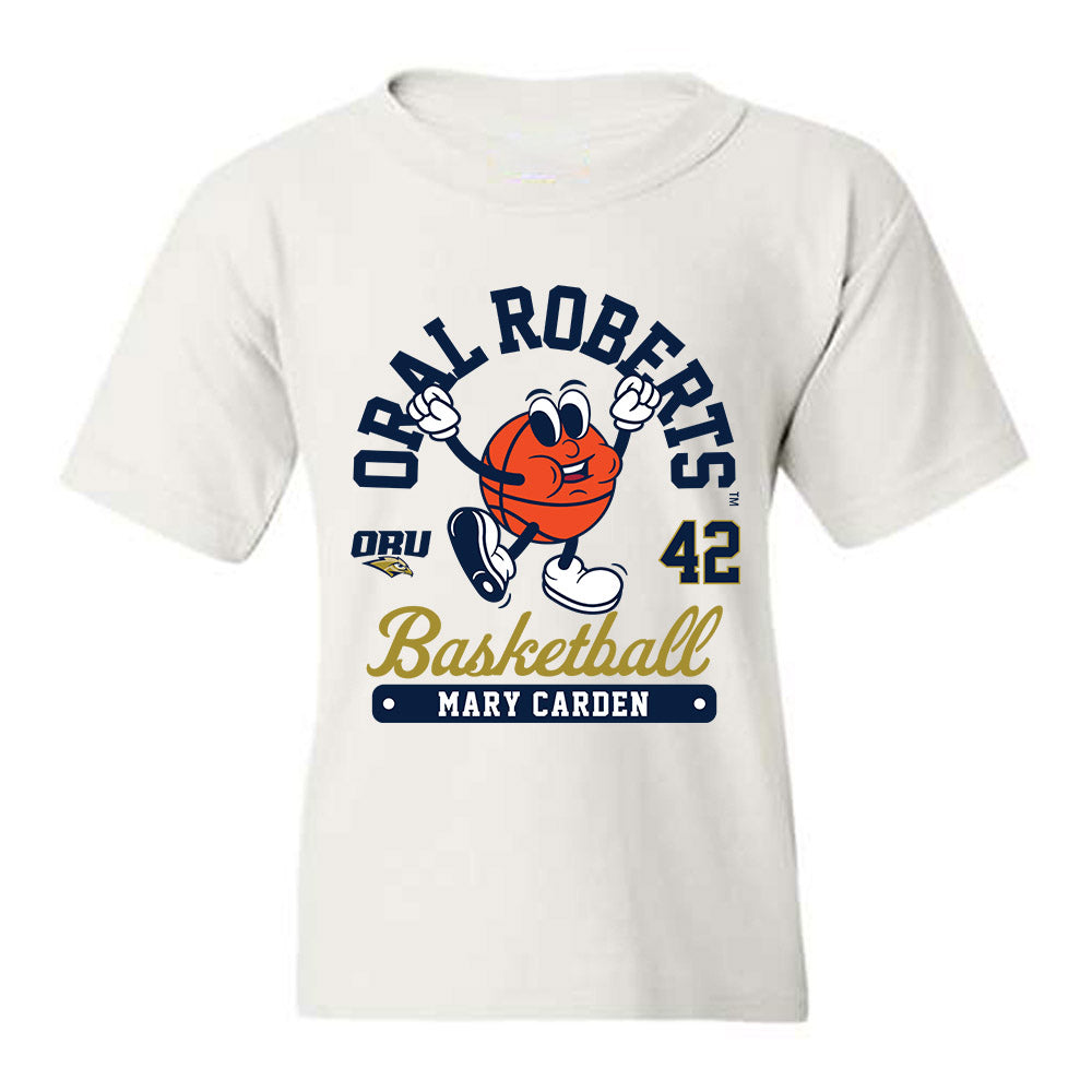 Oral Roberts - NCAA Women's Basketball : Mary Carden - Fashion Shersey Youth T-Shirt-0