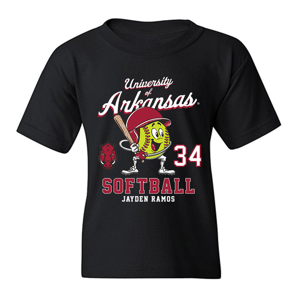 Arkansas - NCAA Softball : Jayden Ramos - Fashion Shersey Youth T-Shirt-0