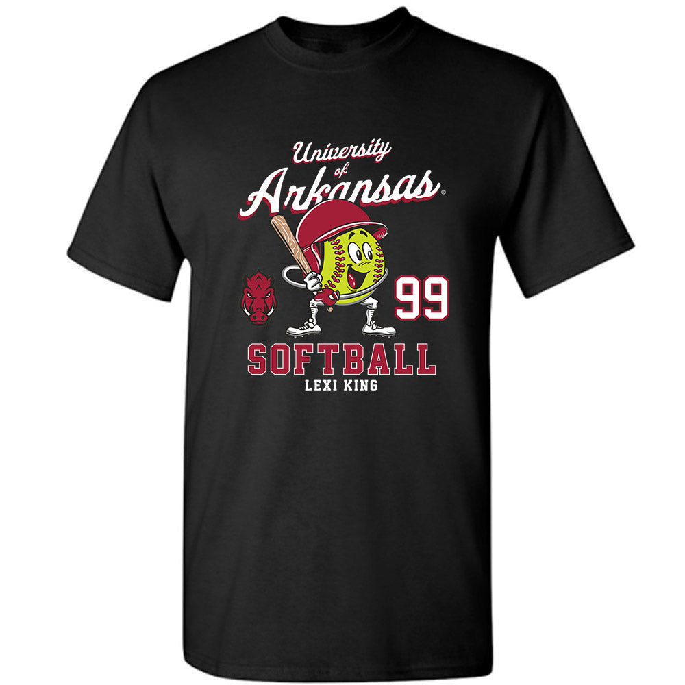 Arkansas - NCAA Softball : Lexi King - Fashion Shersey T-Shirt-0