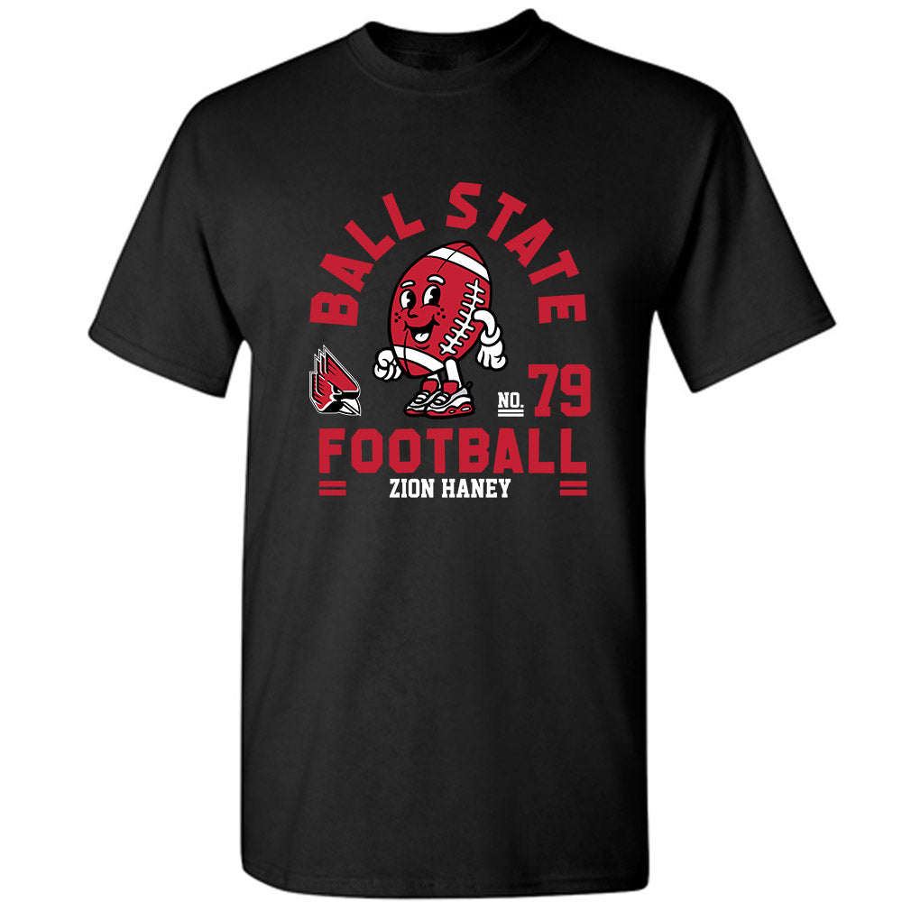 Ball State - NCAA Football : Zion Haney - Fashion Shersey T-Shirt-0