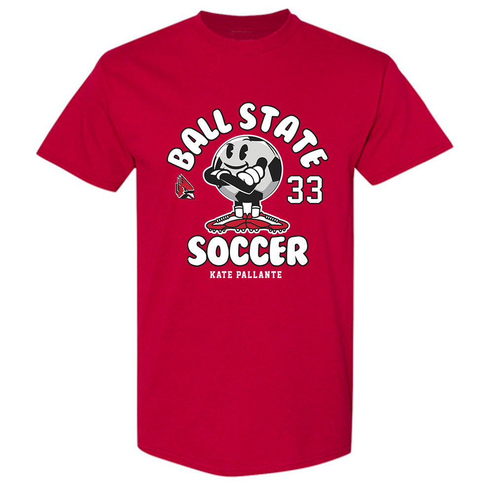 Ball State - NCAA Women's Soccer : Kate Pallante - Fashion Shersey T-Shirt-0