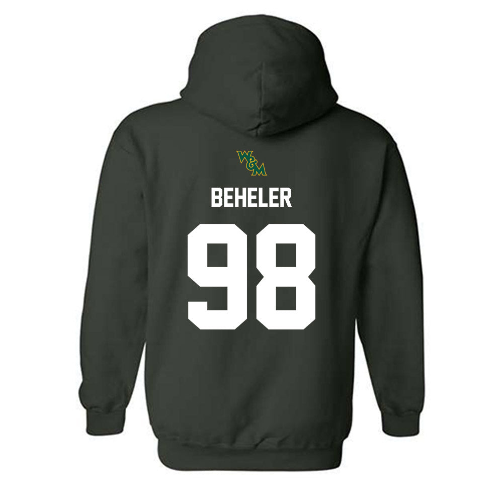 William & Mary - NCAA Football : Jack Beheler - Hooded Sweatshirt-1