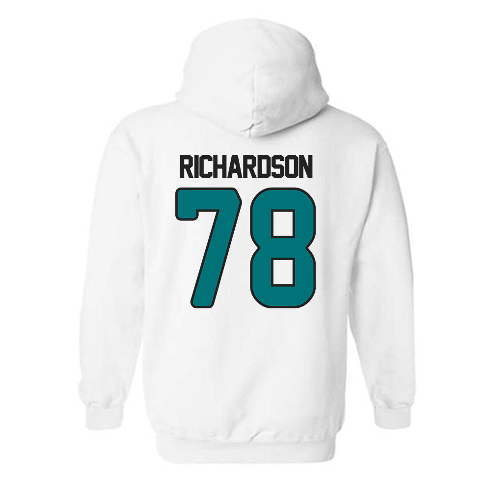 Coastal Carolina - NCAA Football : Daughtry Richardson - Replica Shersey Hooded Sweatshirt-1