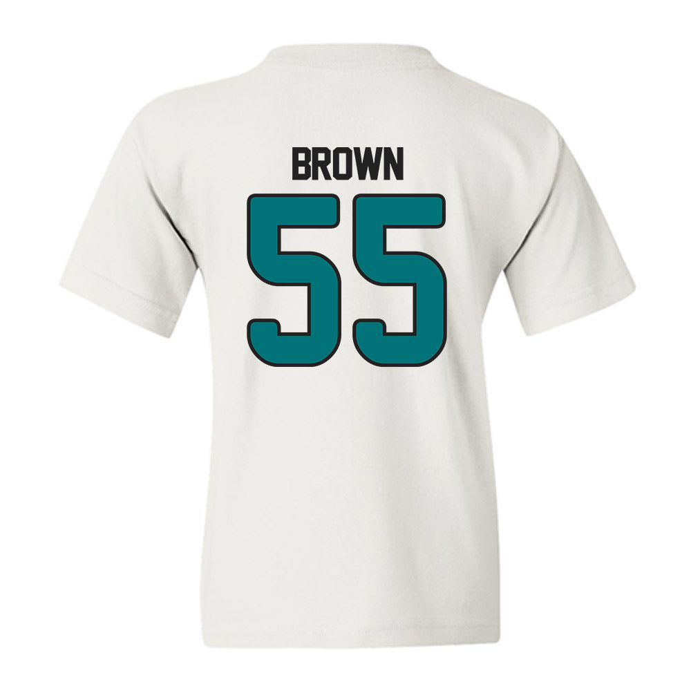 Coastal Carolina - NCAA Football : Tray Brown - Replica Shersey Youth T-Shirt-1