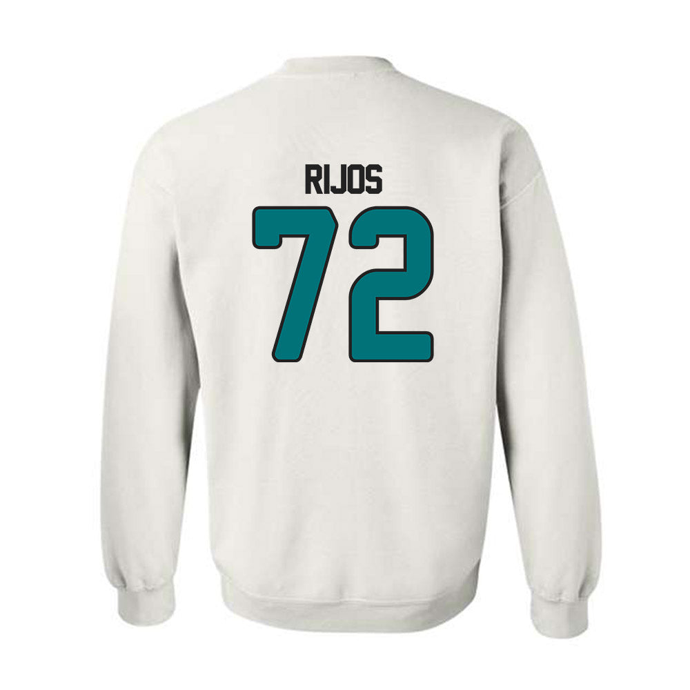 Coastal Carolina - NCAA Football : Dominic Rijos - Replica Shersey Crewneck Sweatshirt-1